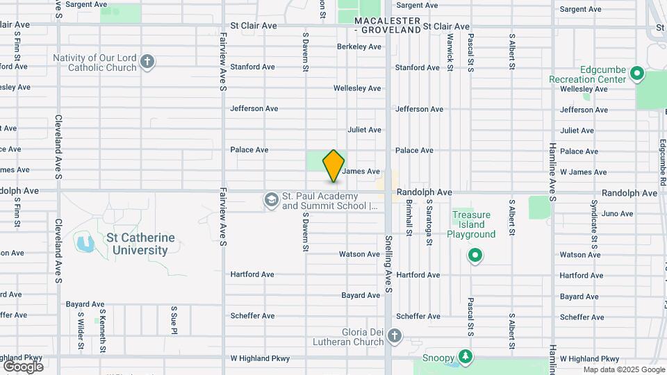 1653 Randolph Ave Map and Location Details