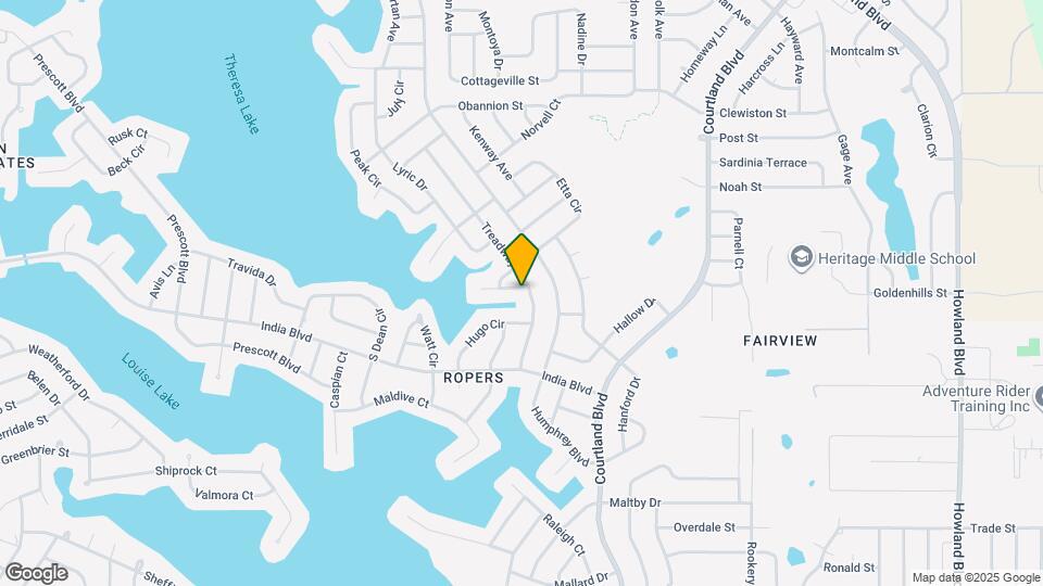 974 Treadway Dr Mapa y Detalles de la Ubicación