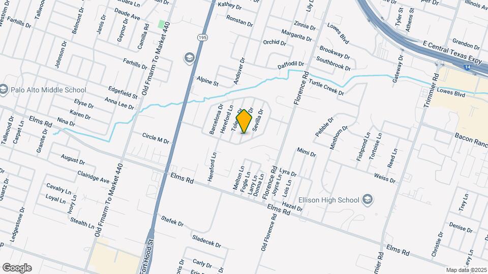 3406 Valencia Dr Map and Location Details