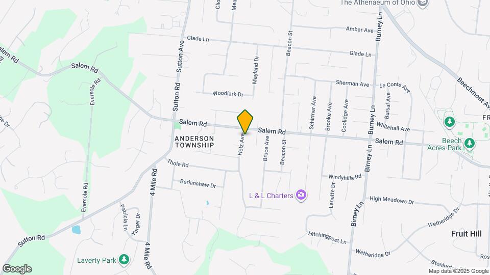 1184 Holz Ave Map and Location Details