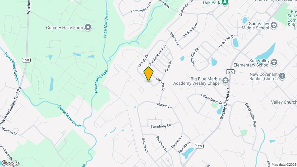 3012 Canopy Dr Mapa y Detalles de la Ubicación