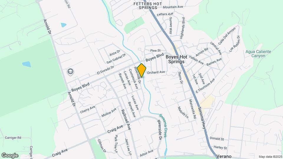 18115 Riverside Dr Map and Location Details