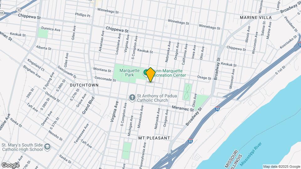 3011 Gasconade St Map and Location Details