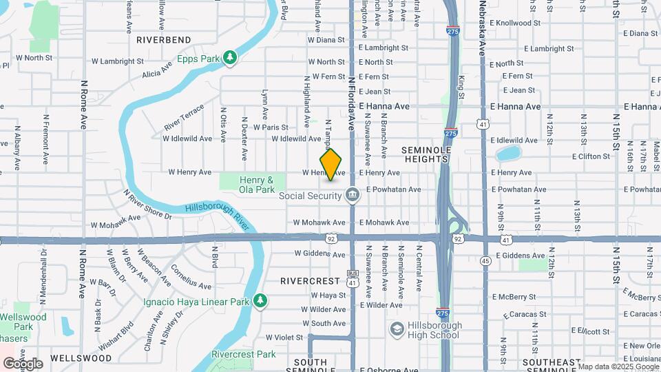 113 W Powhatan Ave Map and Location Details