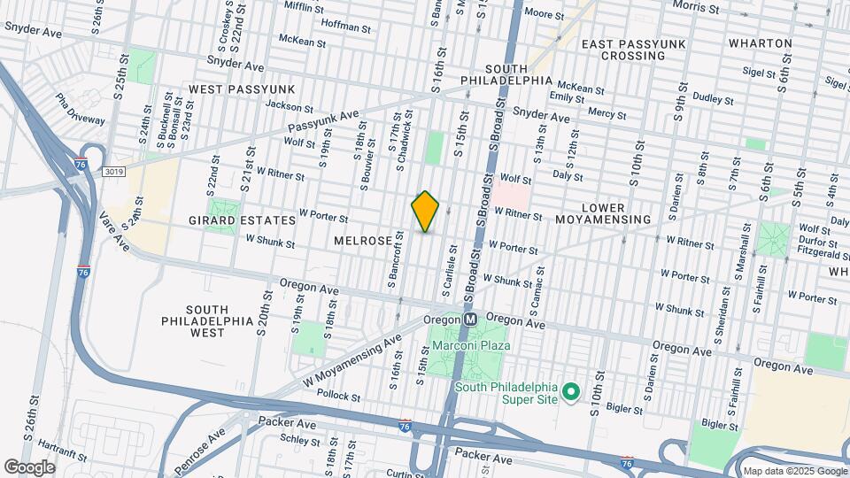 2513 S Mole St Map and Location Details