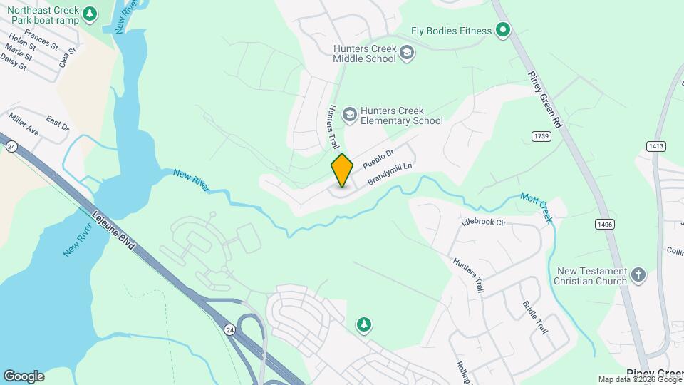 1983 W Brandymill Ln Map and Location Details