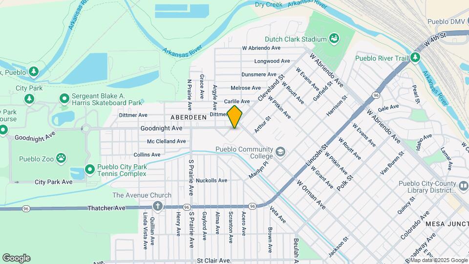 612 Cleveland St Map and Location Details