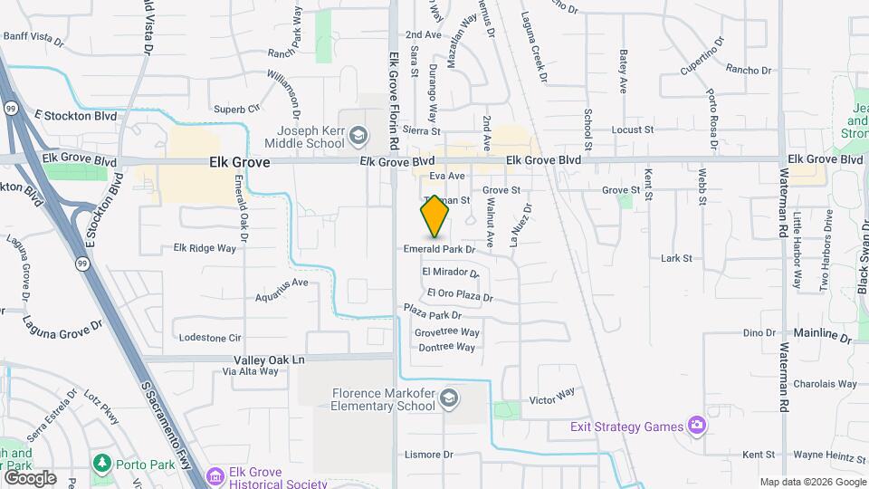 Elk Grove Apartments Map and Location Details