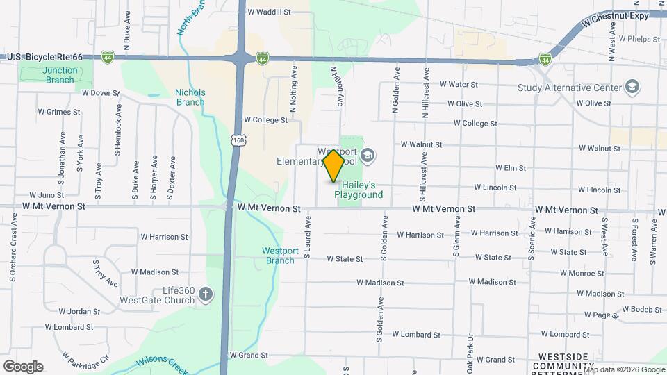 519 S Hilton Ave Map and Location Details