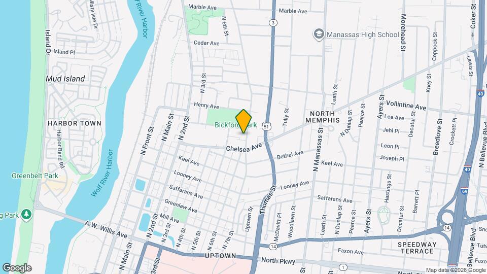 825 N 7th St Map and Location Details