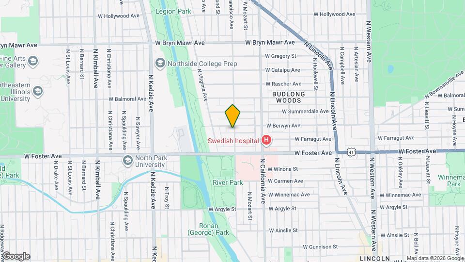 2903 W Berwyn Ave Map and Location Details
