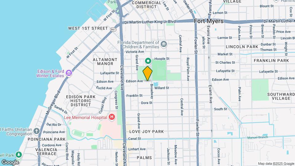 2154 Edison Ave Map and Location Details