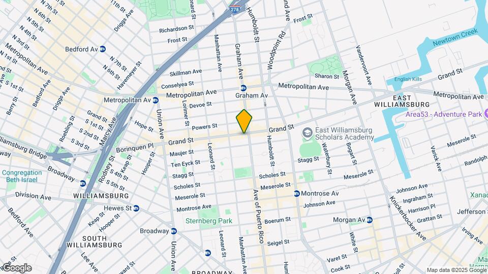 710 Grand St Map and Location Details