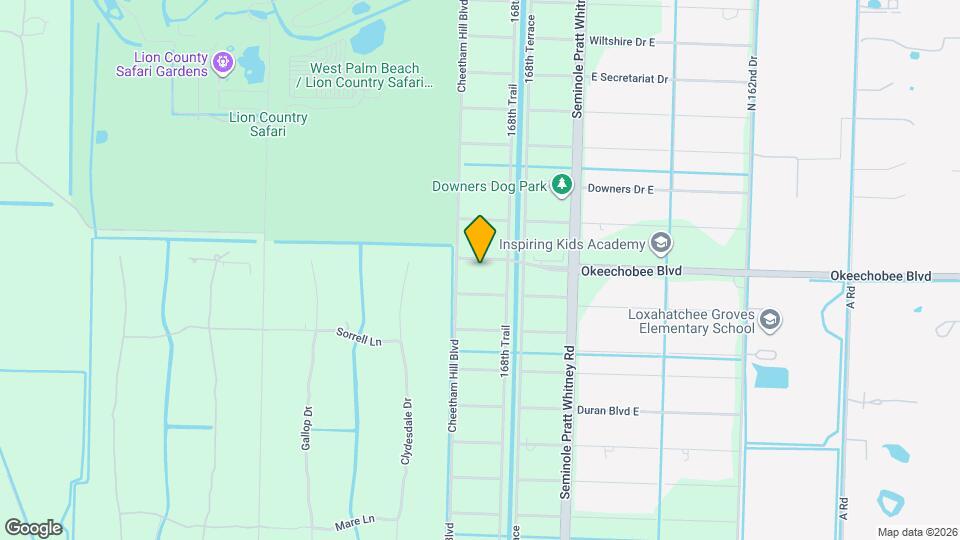 16932 Okeechobee Blvd Mapa y Detalles de la Ubicación