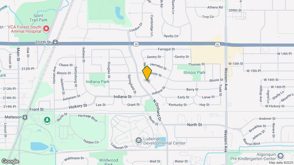 314 New Salem St Map and Location Details