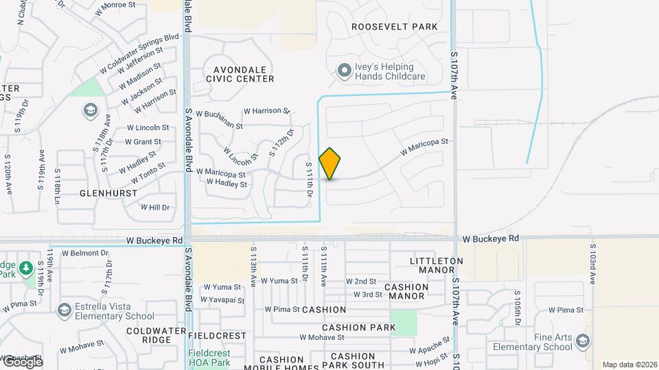 11086 W Hadley St Map and Location Details