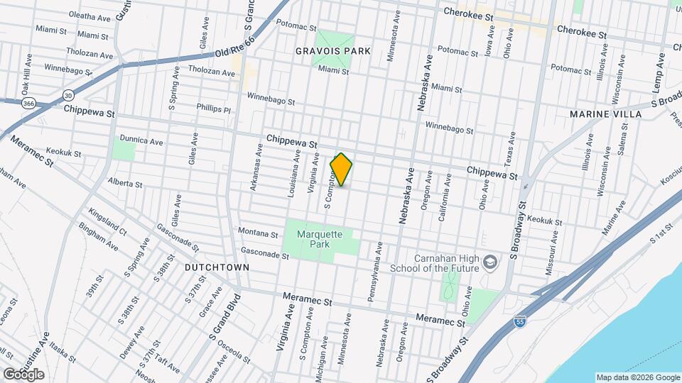 3146 Keokuk St Map and Location Details