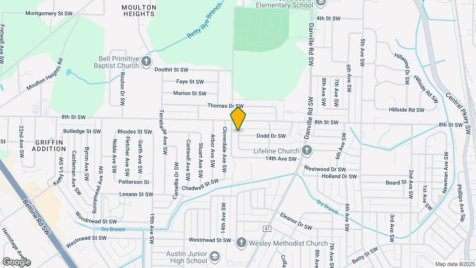 1231 Freemont St SW Map and Location Details