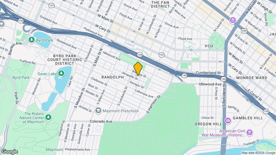 1504 Jacquelin St Map and Location Details