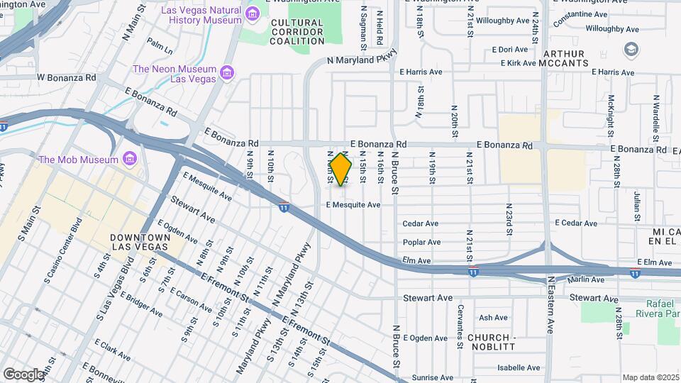 413 N 14th St Map and Location Details