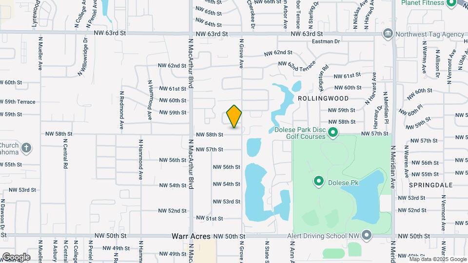 5609 NW 58th St Map and Location Details