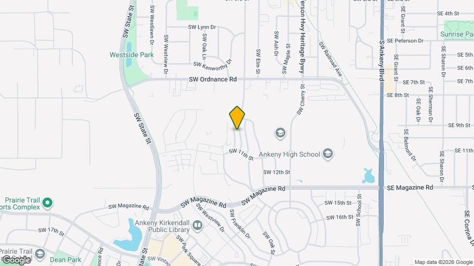 946 SW Des Moines St Map and Location Details