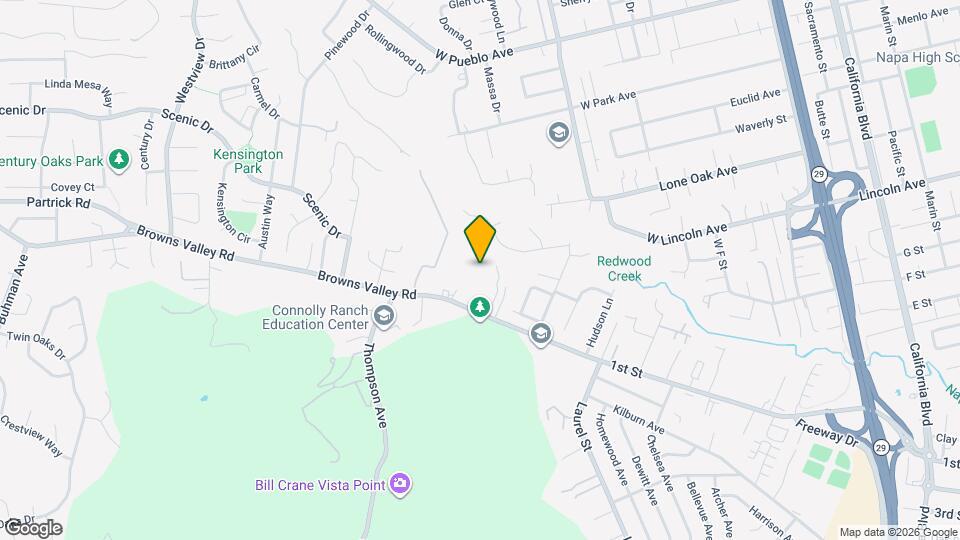 3138 Browns Valley Rd Map and Location Details