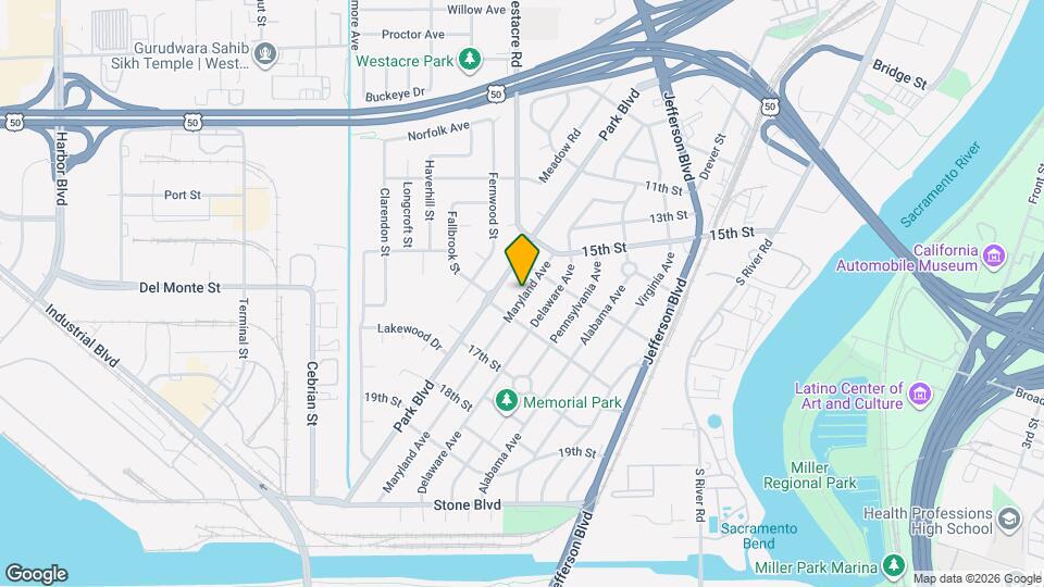 1554 Maryland Ave Map and Location Details