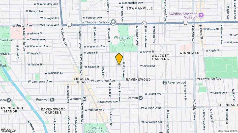 2115 W Ainslie Map and Location Details