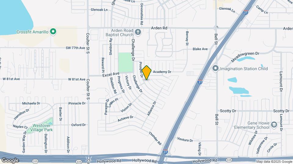 8201 Prosper Dr Map and Location Details