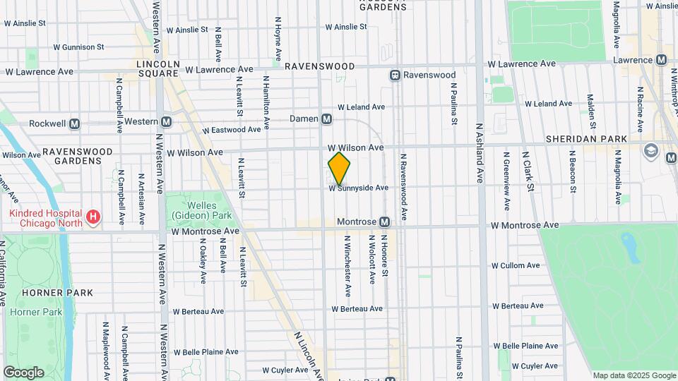 1953 W Sunnyside Ave Map and Location Details