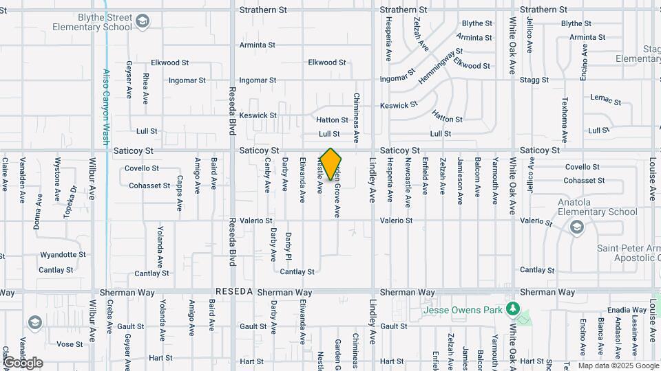 7465 1/2 Garden Grove Ave Map and Location Details