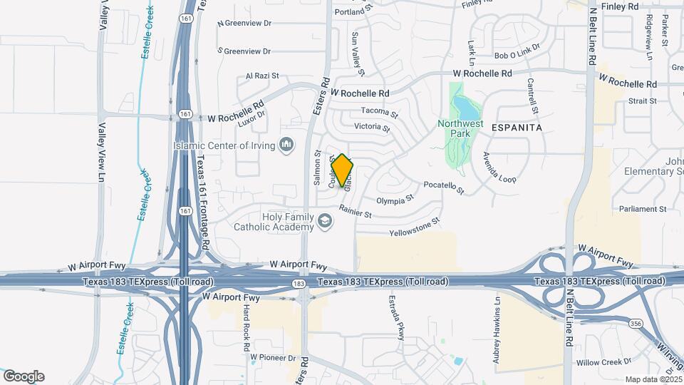 2411 Glacier St Map and Location Details