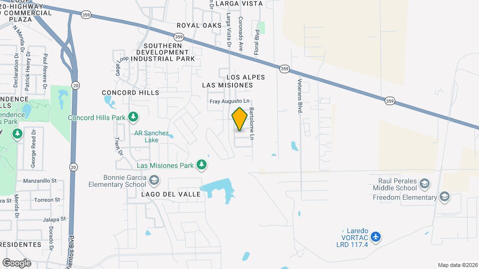 6106 Eusebio Dr Map and Location Details