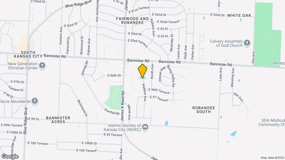 9604 Wallace Ave Map and Location Details