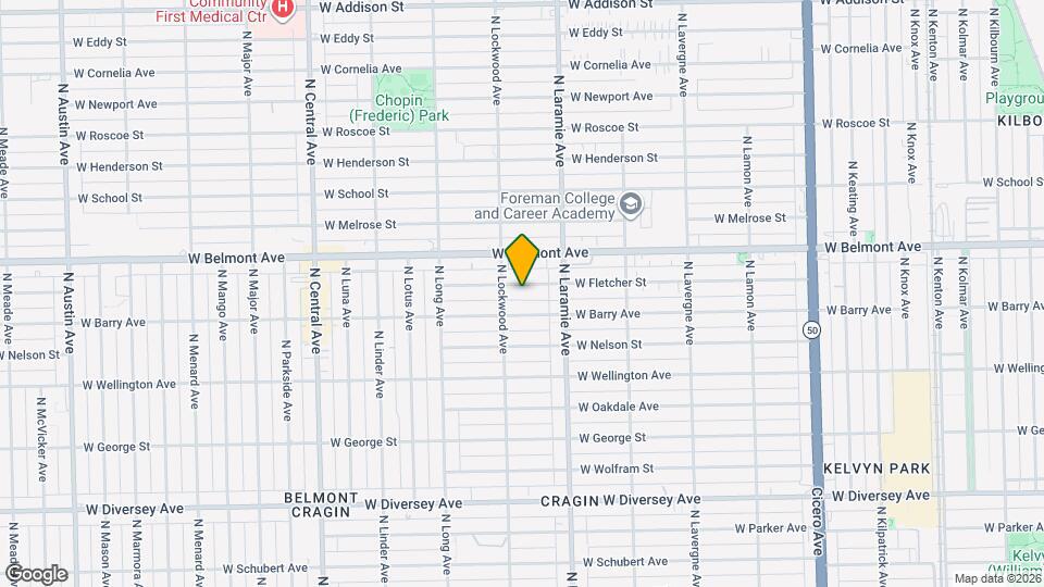 5243 W Fletcher St Map and Location Details