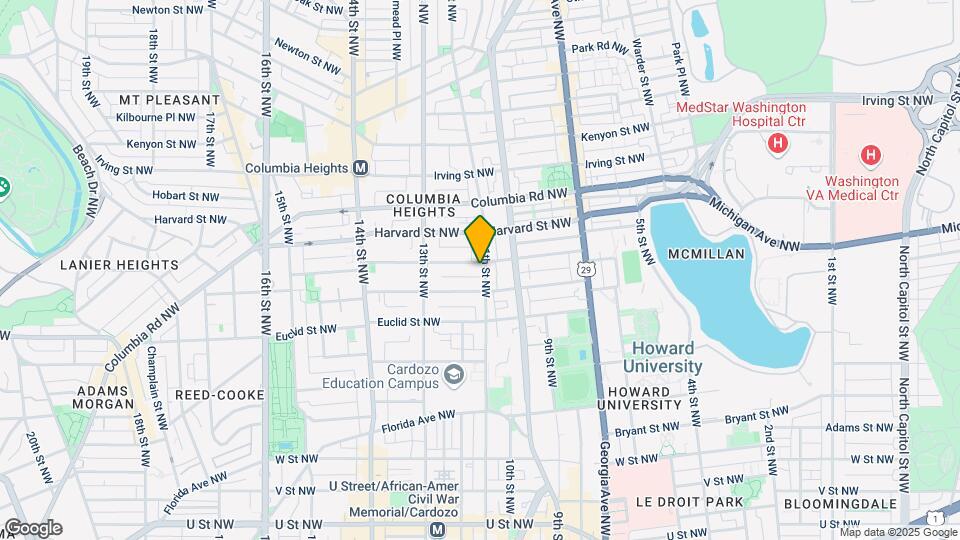 2724 11th St NW Map and Location Details