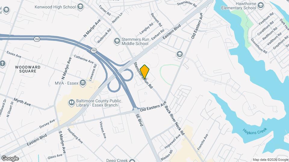 54 Stemmers Run Rd Map and Location Details