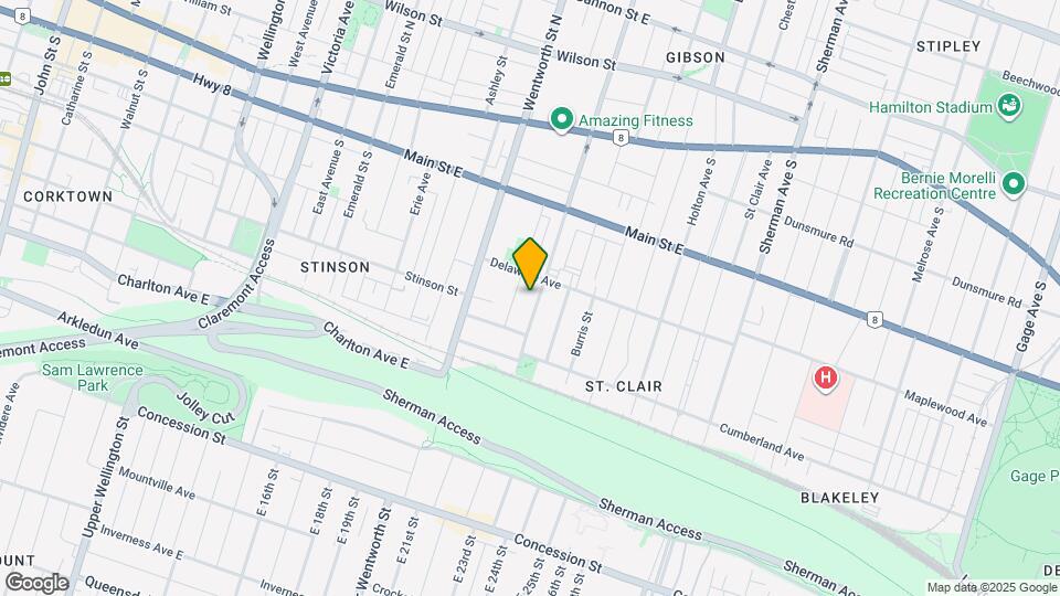 152 Sanford Ave S Map and Location Details