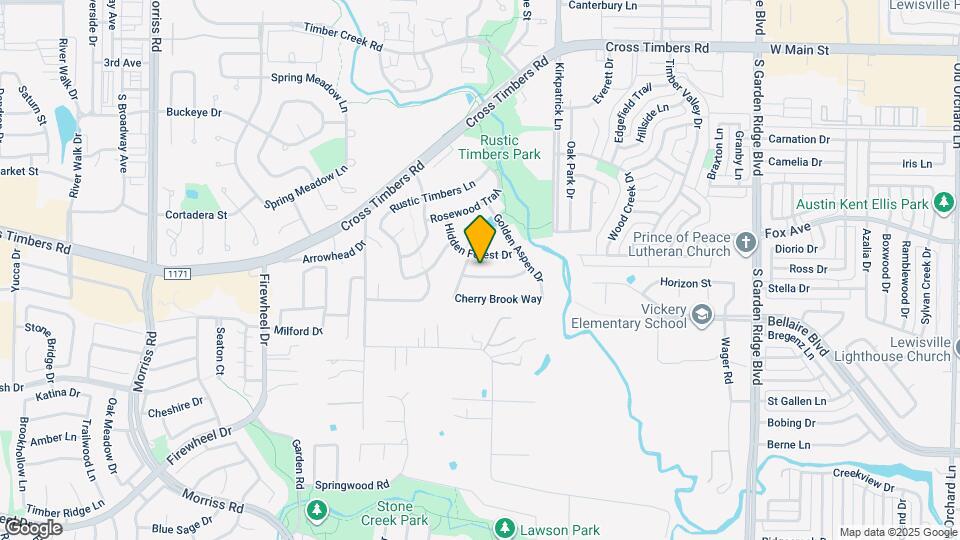 1310 Blairwood Dr Map and Location Details