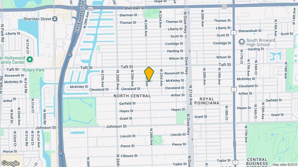 2342 McKinley St Map and Location Details