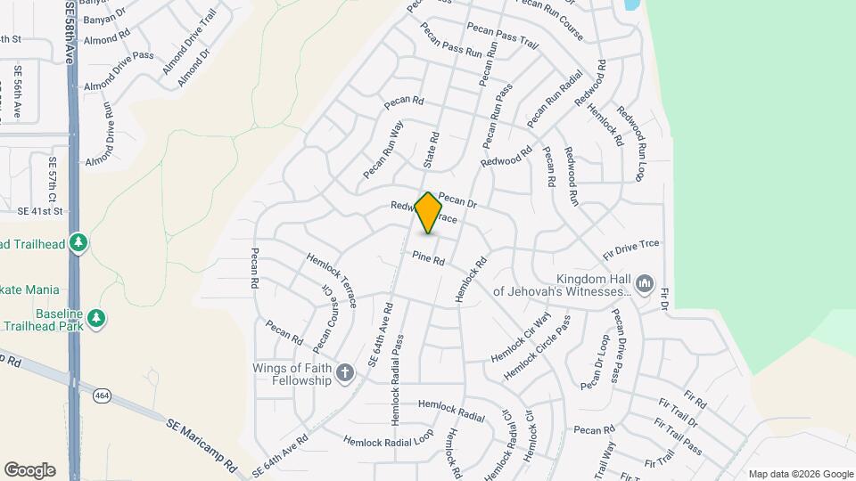 10 Redwood Trace Ln Map and Location Details