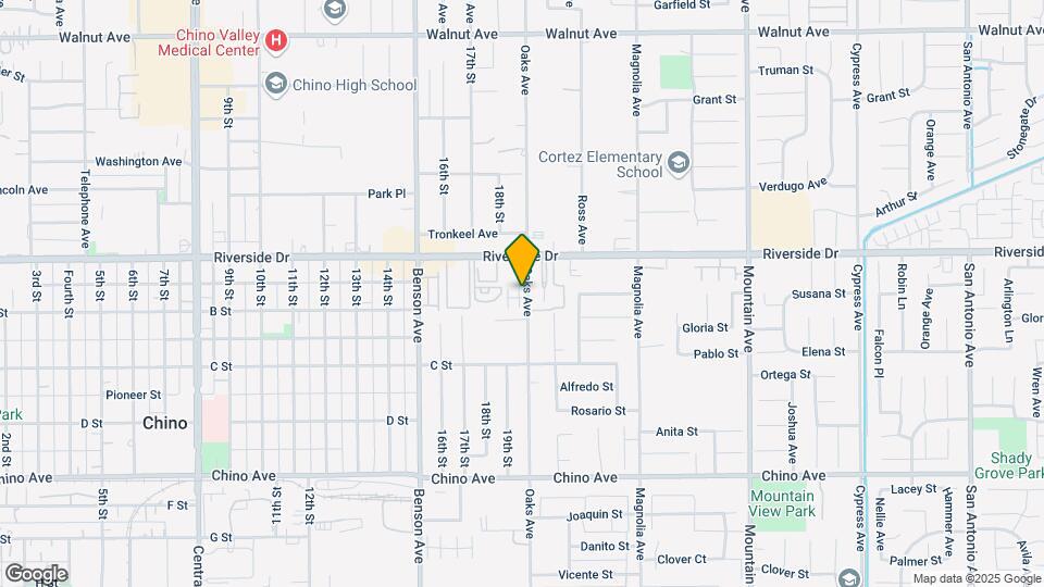 5884 Silver Oaks Dr Map and Location Details