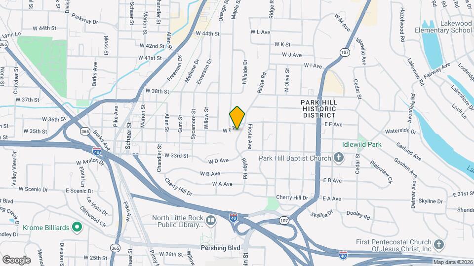 3505 Ridge Rd Map and Location Details