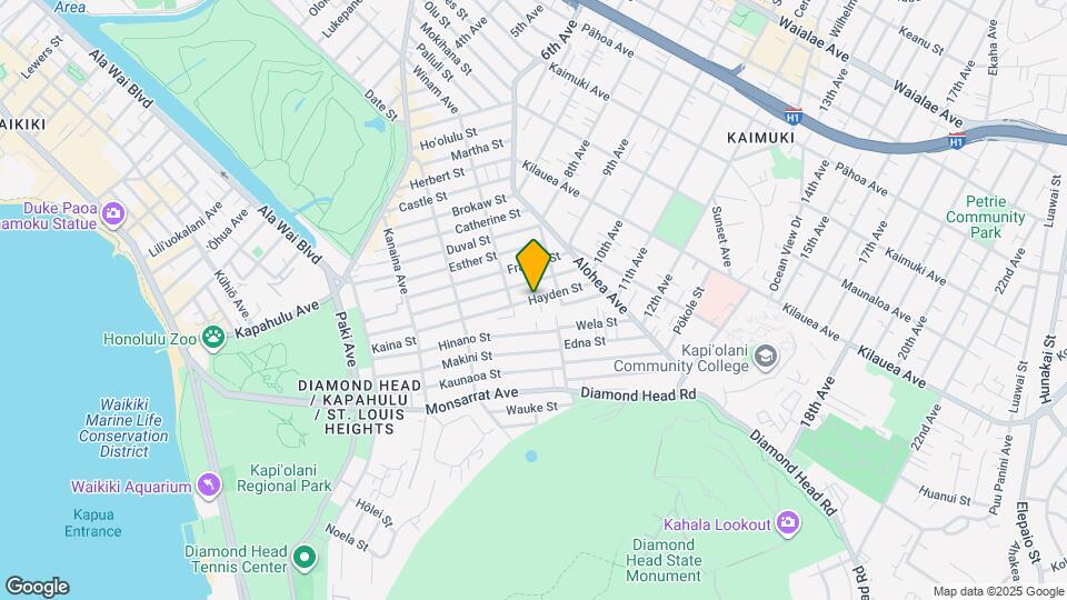 3331 Hayden St Map and Location Details