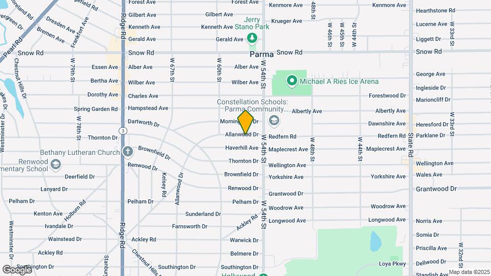 5607 Allanwood Dr Map and Location Details