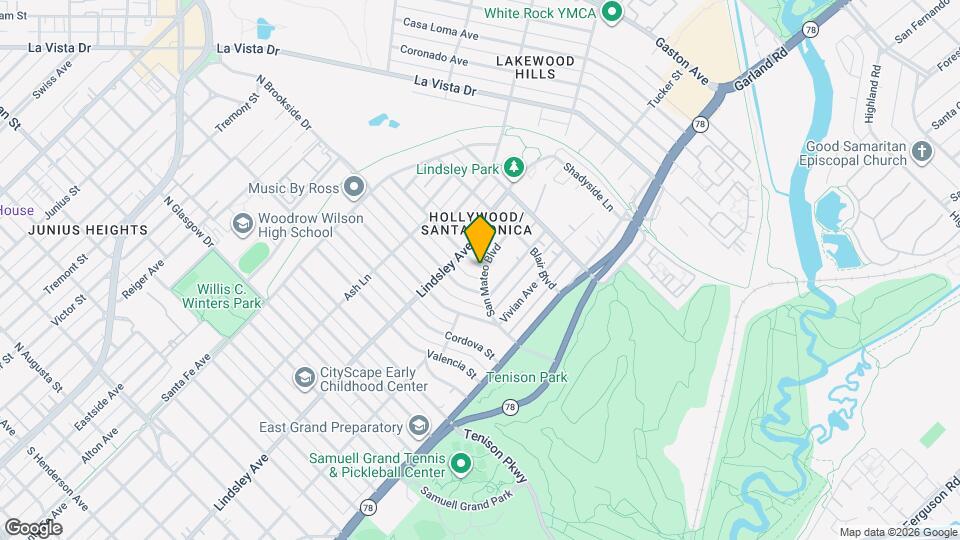 821 Newell Ave Map and Location Details