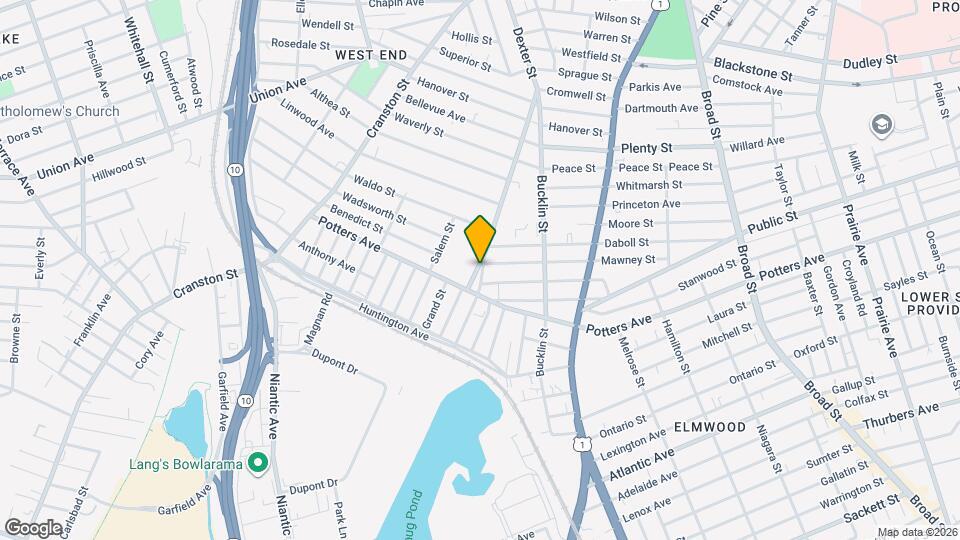 483 Dexter St Map and Location Details