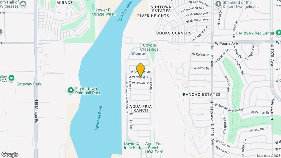 11591 W Cheryl Dr Map and Location Details