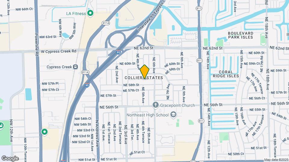 450 NE 58th Ct Map and Location Details